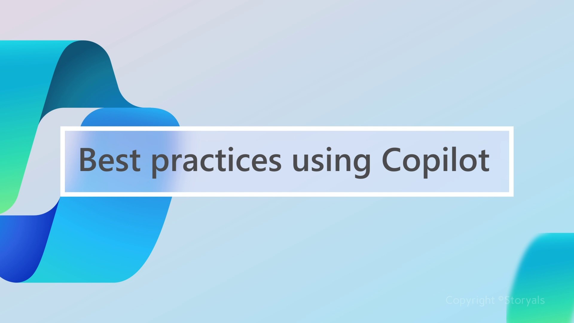 Copilot course screenshot - Best practices