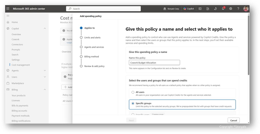 Cowork policy copyright