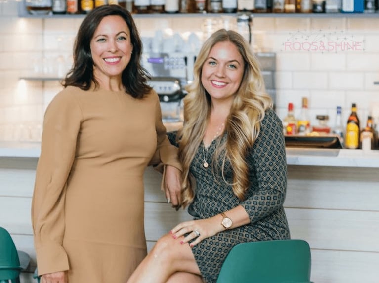 Victoria Roos (left) and Josefine Roos (right) Roos&Shine