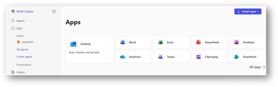 M365 home page