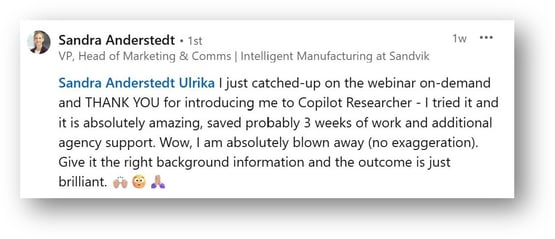Quote from Sandra Anderstedt
