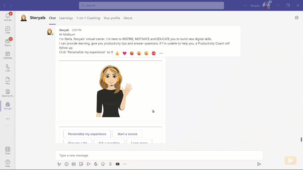 Storyals WorkplaceBuddy I © Storyals