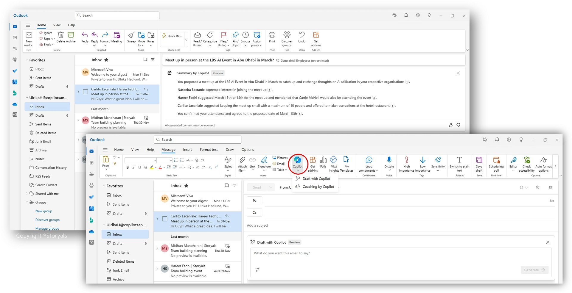 Copilot in New Outlook