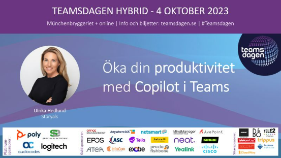 Teamsdagen 2023 - speakers ad