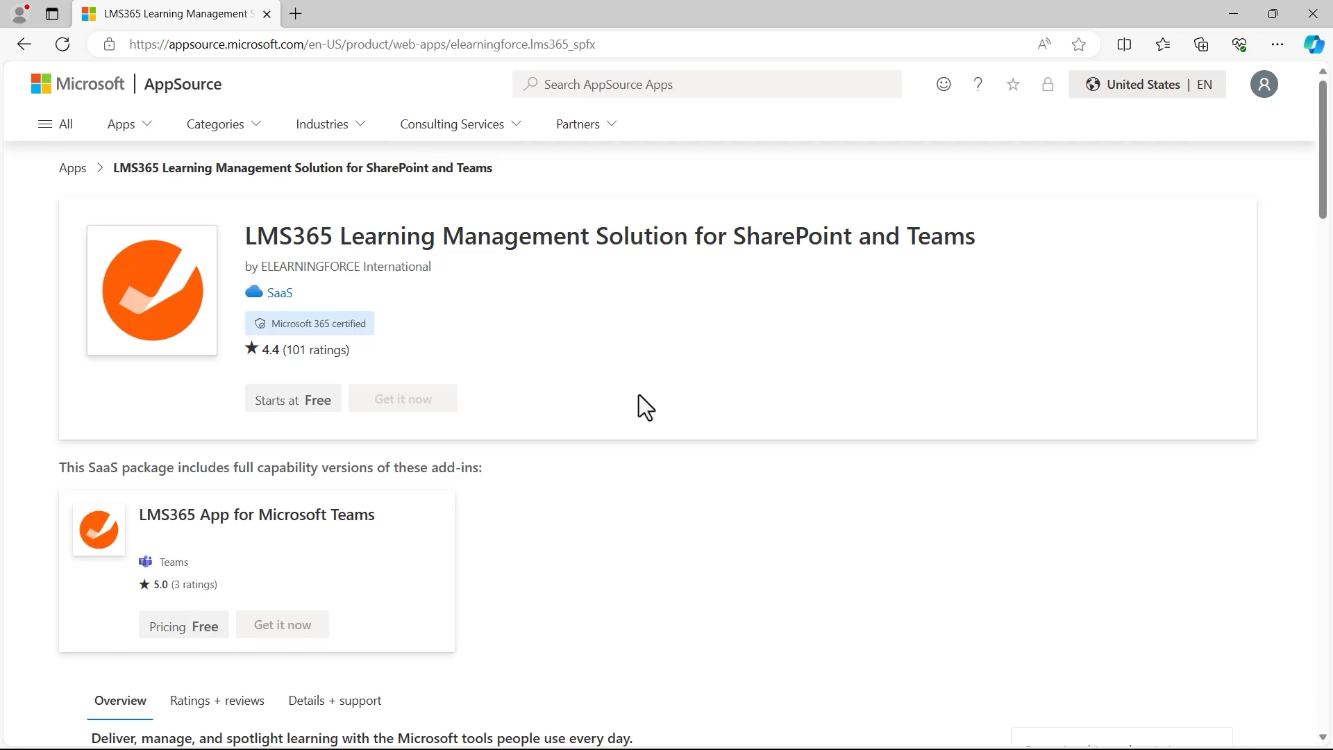 LMS365 in AppSource