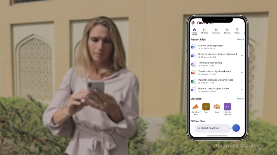 OneDrive on mobile