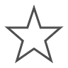 Grey icon star
